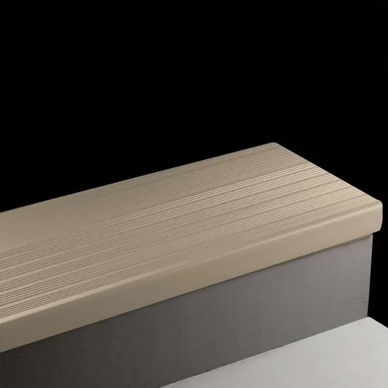 Tarkett - Vinyl Stair Treads - HT 09 SQ Safe-T-Rib Square Nose #09 Clay with No Insert 72"