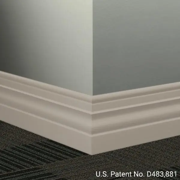 Tarkett - Millwork Wall Finishing System - MW 121 A Diplomat 4-1/2" #121 Cement - Wall Base 8' (Pack of 6)