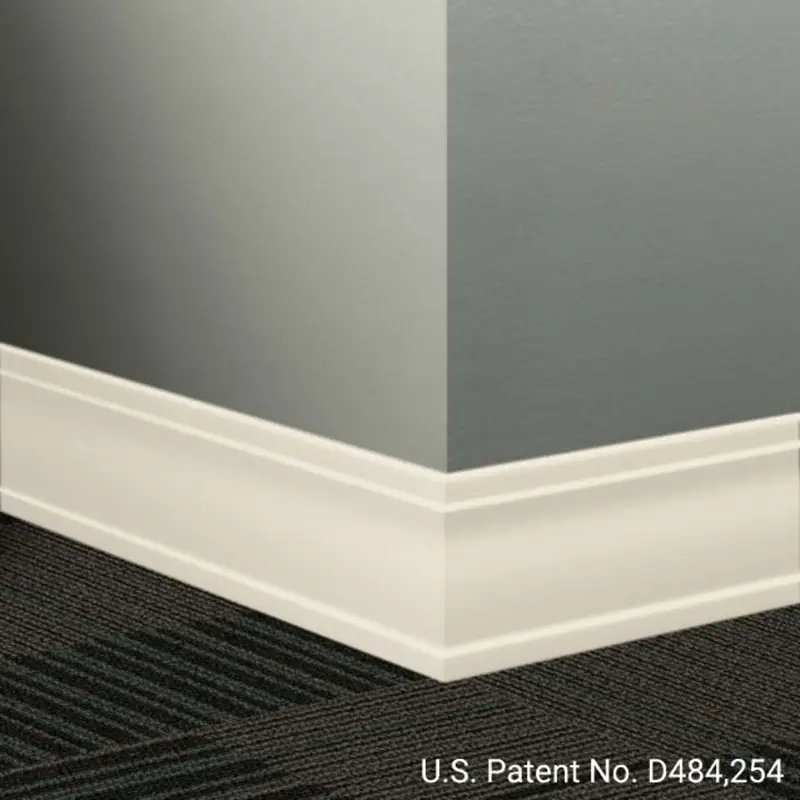 Tarkett - Millwork Wall Finishing System - MW 01 D Outline 3-1/2" #01 Snow White - Wall Base 8' (Pack of 10)