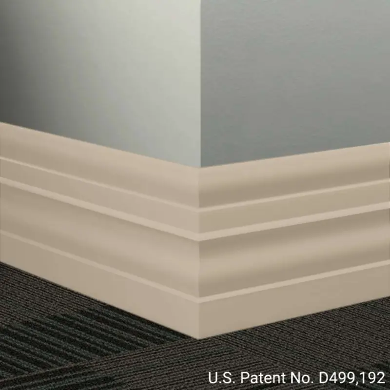 Tarkett - Millwork Wall Finishing System - MW 09 E Attaché 6" #09 Clay - Wall Base 8' (Pack of 8)