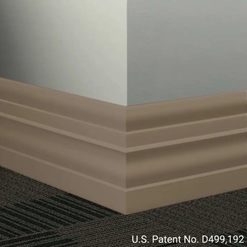 Tarkett - Millwork Wall Finishing System - MW 101 E Attaché 6" #101 Seaweed - Wall Base 8' (Pack of 8)