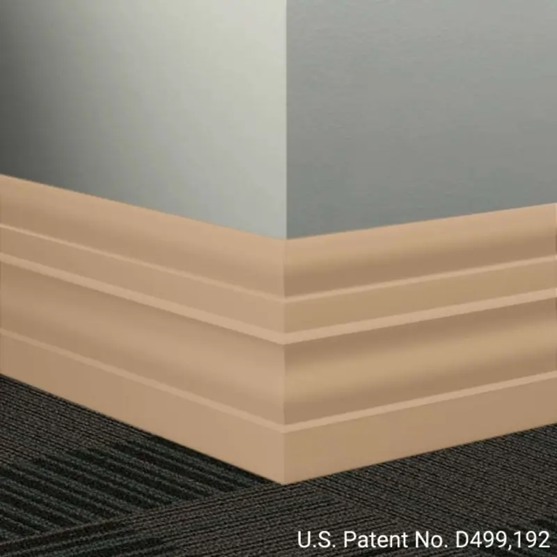 Tarkett - Millwork Wall Finishing System - MW 130 E Attaché 6" #130 Sisal - Wall Base 8' (Pack of 8)