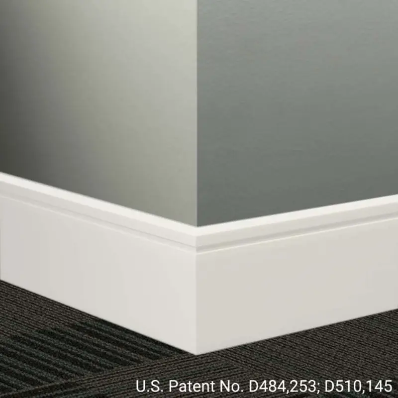 Tarkett - Millwork Wall Finishing System - MW 08 F Reveal 4-1/4" #08 Icicle - Wall Base 8' (Pack of 8)