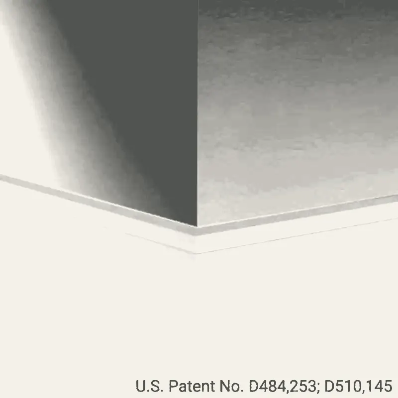 Tarkett - Millwork Wall Finishing System - MW 168 F6 Reveal 6" #168 Thunder - Wall Base 8' (Pack of 8)