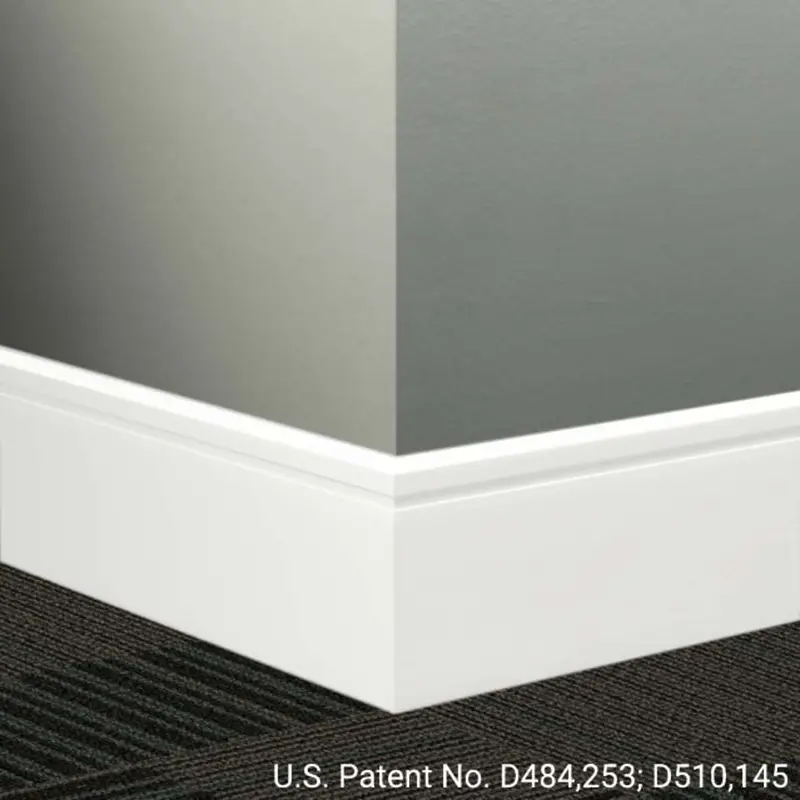 Tarkett - Millwork Wall Finishing System - MW 00 F8 Reveal 8" #00 Unfinished - Wall Base 8' (Pack of 4)