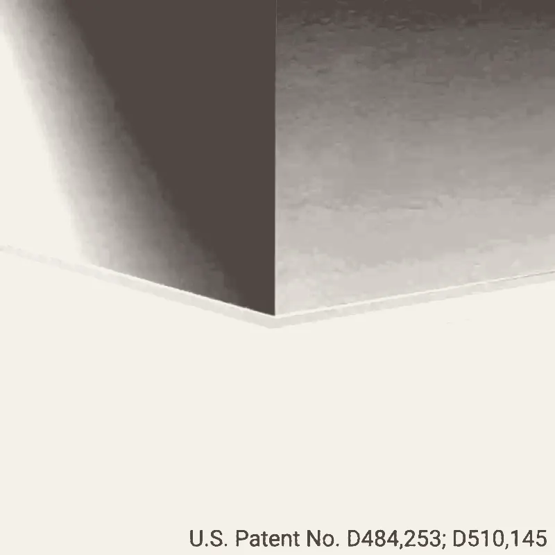 Tarkett - Millwork Wall Finishing System - MW 167 F8 Reveal 8" #167 Fudge - Wall Base 8' (Pack of 4)