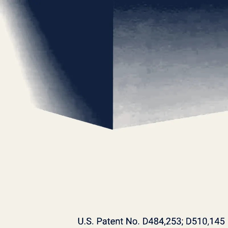 Tarkett - Millwork Wall Finishing System - MW TH2 F8 Reveal 8" #TH2 Blue Intensity - Wall Base 8' (Pack of 4)