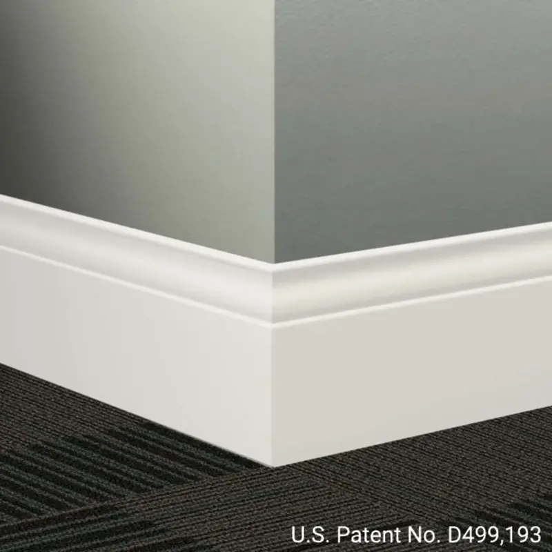 Tarkett - Millwork Wall Finishing System - MW 08 G Inflection 5-1/4" #08 Icicle - Wall Base 8' (Pack of 6)
