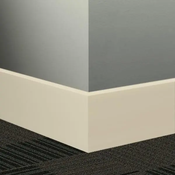 Tarkett - Millwork Wall Finishing System - MW 79 H3 Mandalay 3" #79 Bone White - Wall Base 8' (Pack of 7)