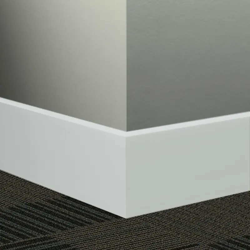 Tarkett - Millwork Wall Finishing System - MW VN1 H3 Mandalay 3" #VN1 White Slipper - Wall Base 8' (Pack of 7)