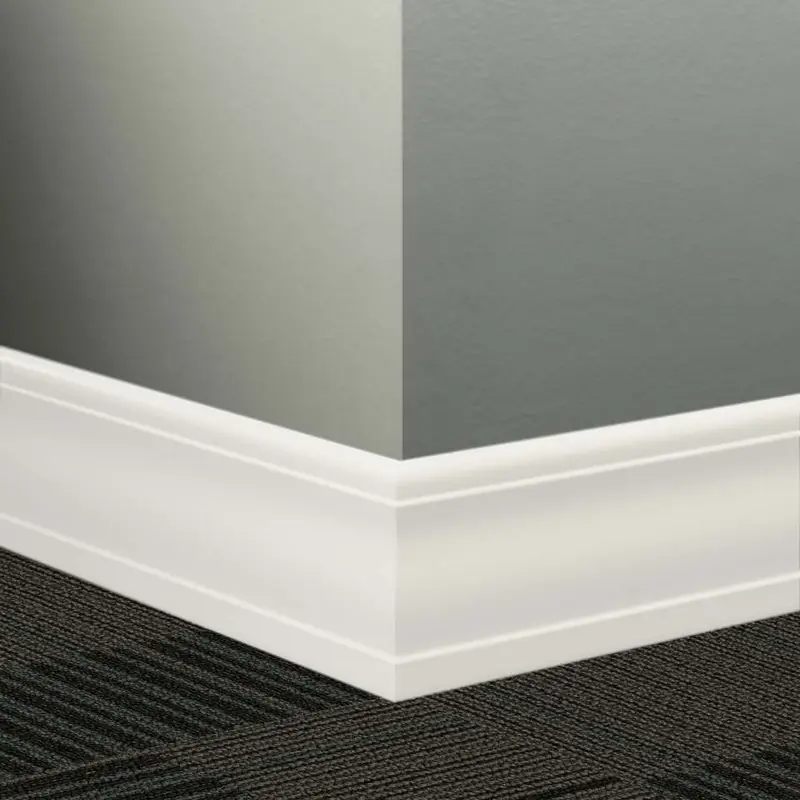 Tarkett - Millwork Wall Finishing System - MW 08 J Silhouette 4" #08 Icicle - Wall Base 8' (Pack of 6)