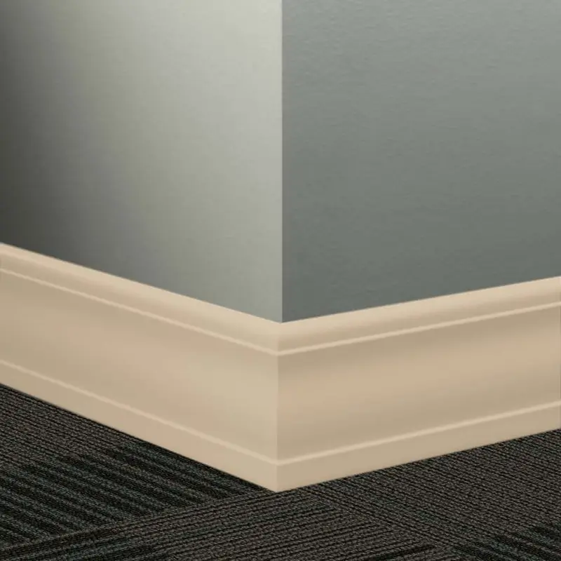 Tarkett - Millwork Wall Finishing System - MW 129 J Silhouette 4" #129 Silk - Wall Base 8' (Pack of 6)
