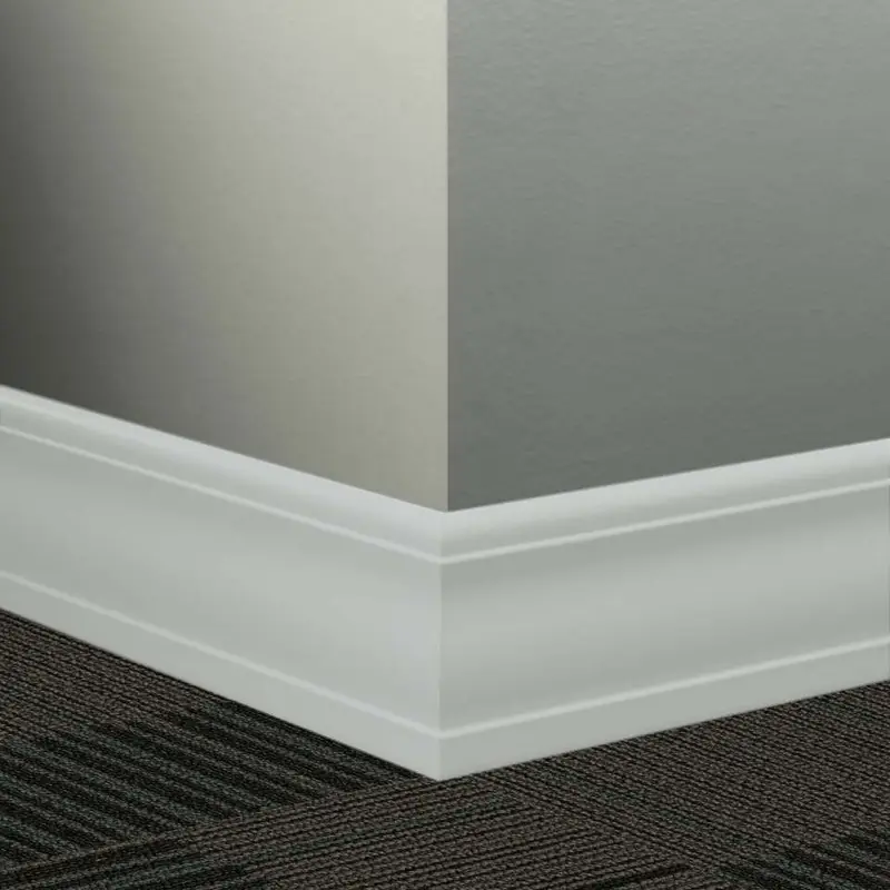 Tarkett - Millwork Wall Finishing System - MW 21 J Silhouette 4" #21 Platinum - Wall Base 8' (Pack of 6)