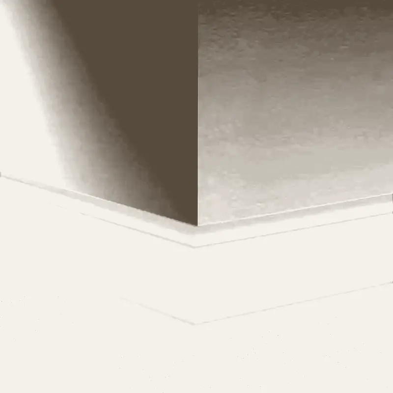 Tarkett - Millwork Wall Finishing System - MW 66 J Silhouette 4" #66 Either Ore - Wall Base 8' (Pack of 6)