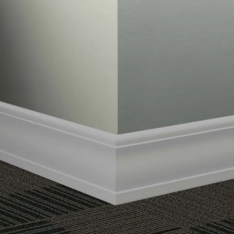 Tarkett - Millwork Wall Finishing System - MW 69 J Silhouette 4" #69 Sterling Silver - Wall Base 8' (Pack of 6)