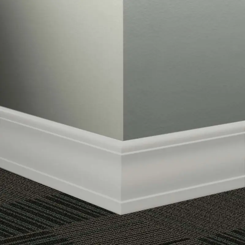Tarkett - Millwork Wall Finishing System - MW 23 J Silhouette 4" #23 Vapor Grey - Wall Base 8' (Pack of 6)