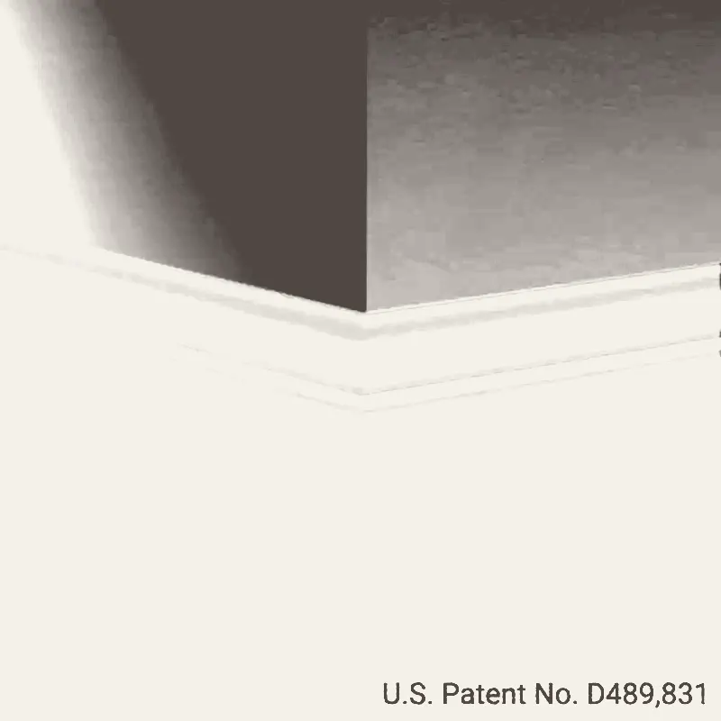 Tarkett - Millwork Wall Finishing System - MW 167 M Monarch 6" #167 Fudge - Wall Base 8' (Pack of 6)