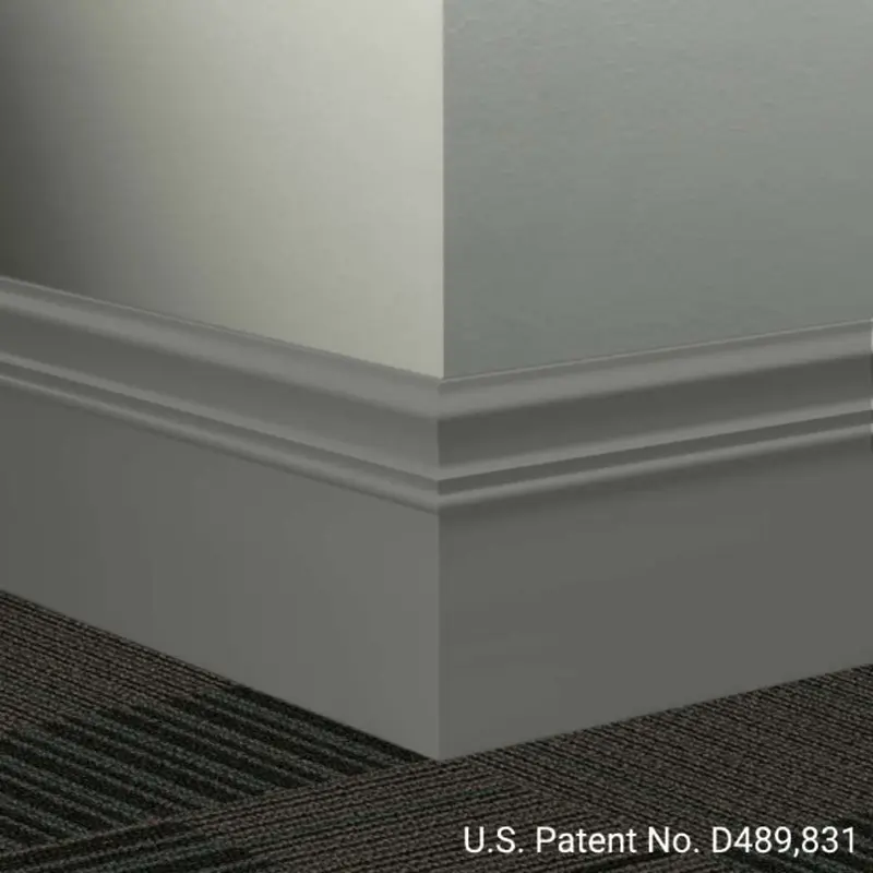 Tarkett - Millwork Wall Finishing System - MW 20 M Monarch 6" #20 Charcoal - Wall Base 8' (Pack of 6)