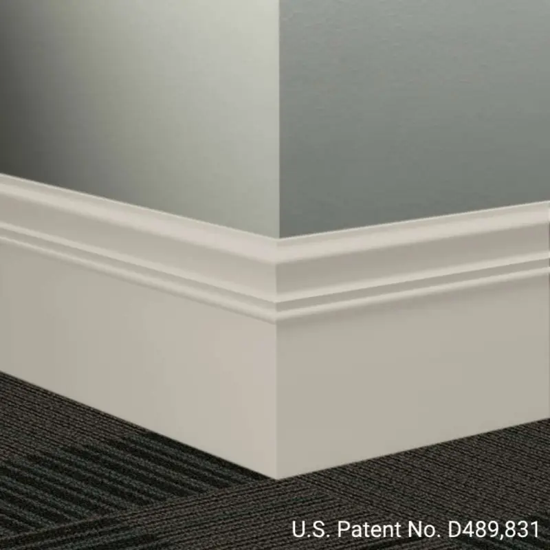 Tarkett - Millwork Wall Finishing System - MW 24 M Monarch 6" #24 Grey Haze - Wall Base 8' (Pack of 6)