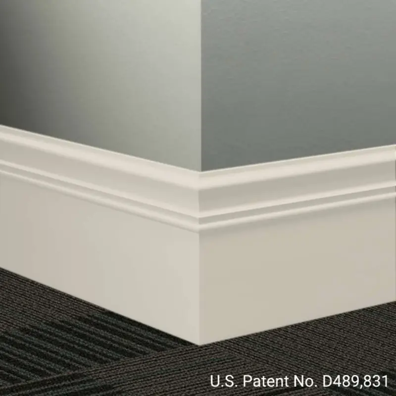 Tarkett - Millwork Wall Finishing System - MW 27 M Monarch 6" #27 Mist - Wall Base 8' (Pack of 6)