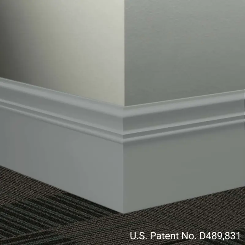 Tarkett - Millwork Wall Finishing System - MW 28 M Monarch 6" #28 Medium Grey - Wall Base 8' (Pack of 6)