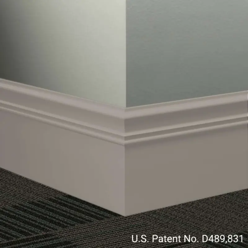 Tarkett - Millwork Wall Finishing System - MW 32 M Monarch 6" #32 Pebble - Wall Base 8' (Pack of 6)