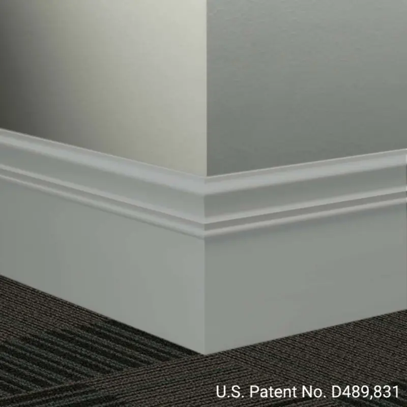 Tarkett - Millwork Wall Finishing System - MW 38 M Monarch 6" #38 Pewter - Wall Base 8' (Pack of 6)
