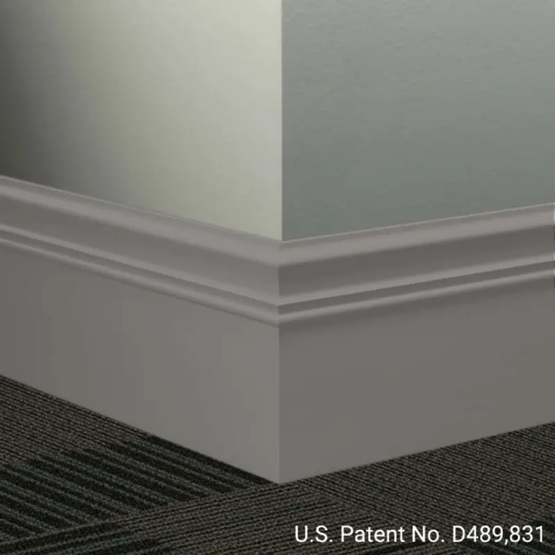 Tarkett - Millwork Wall Finishing System - MW 48 M Monarch 6" #48 Grey - Wall Base 8' (Pack of 6)