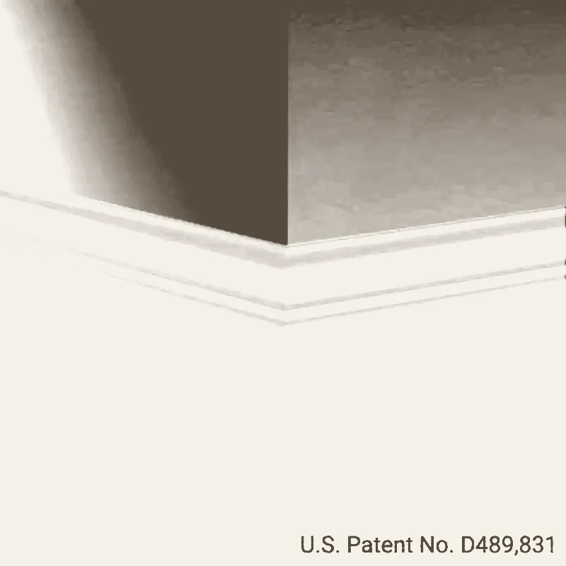 Tarkett - Millwork Wall Finishing System - MW 66 M Monarch 6" #66 Either Ore - Wall Base 8' (Pack of 6)