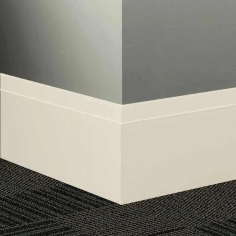 Tarkett - Millwork Wall Finishing System - MW 01 R Equinox 4-1/2" #01 Snow White - Wall Base 8' (Pack of 5)