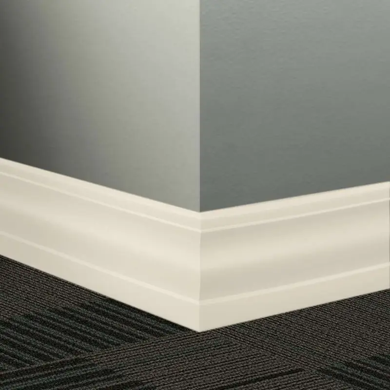 Tarkett - Millwork Wall Finishing System - MW 01 T Delineate 4-1/4" #01 Snow White - Wall Base 8' (Pack of 6)