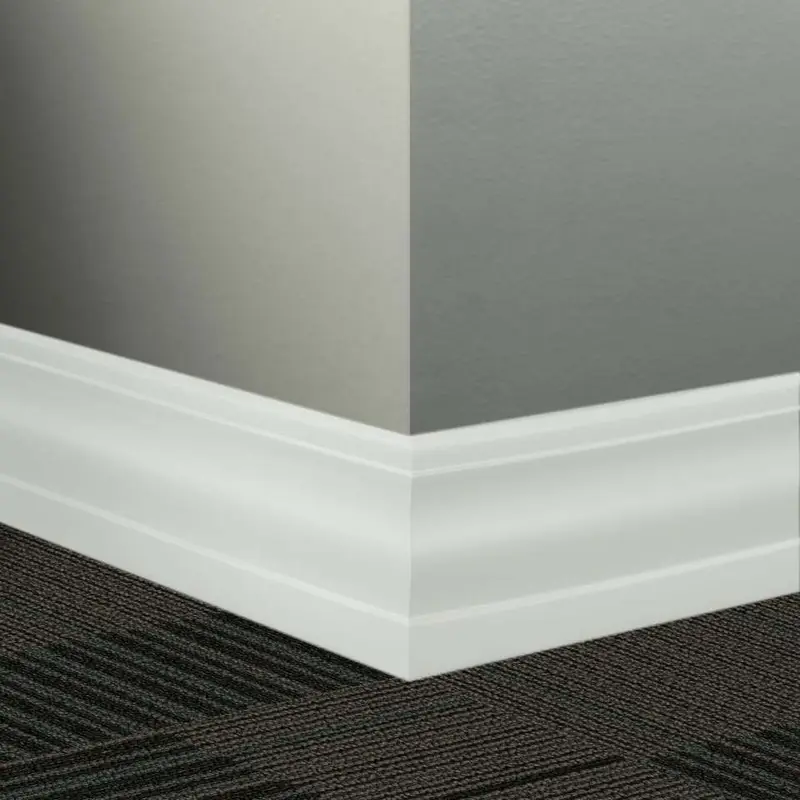 Tarkett - Millwork Wall Finishing System - MW 50 T Delineate 4-1/4" #50 White - Wall Base 8' (Pack of 6)