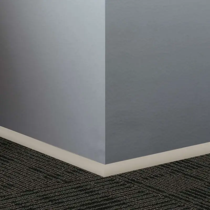 Tarkett - Millwork Wall Finishing System - QTR 121 D Quarter Round 3/4" #121 Cement - Wall Base 8'