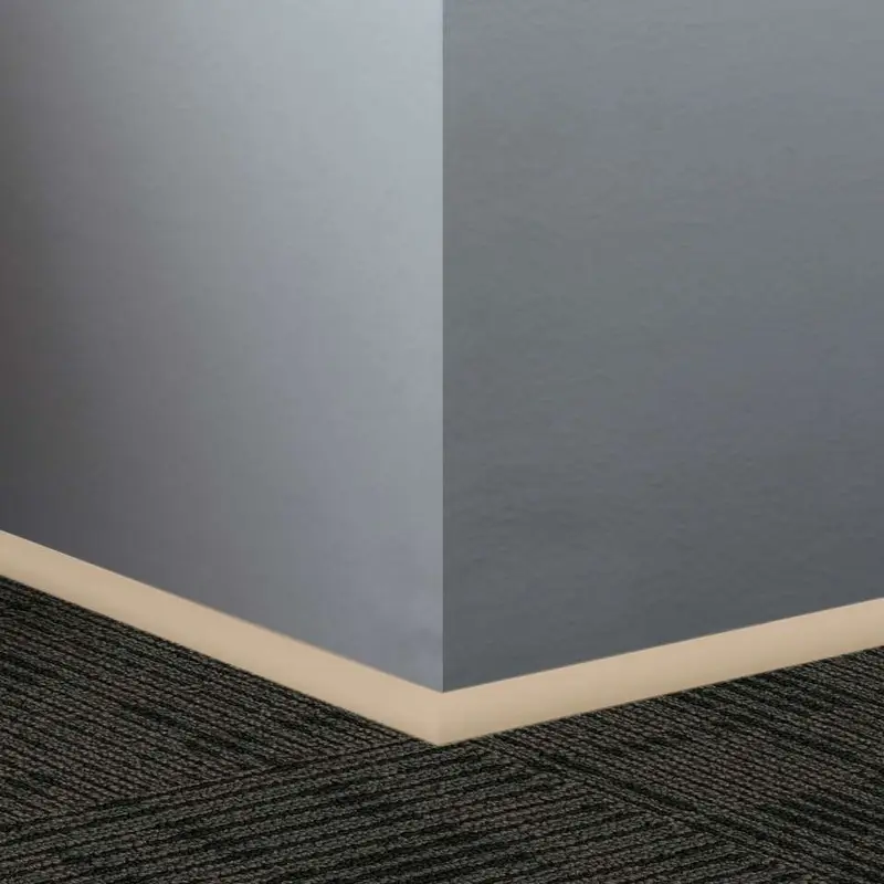 Tarkett - Millwork Wall Finishing System - QTR 461 D Quarter Round 3/4" #461 Wicker - Wall Base 8'