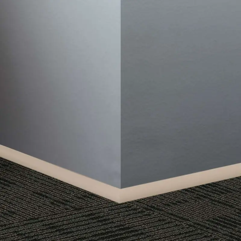 Tarkett - Millwork Wall Finishing System - QTR 49 D Quarter Round 3/4" #49 Beige - Wall Base 8'
