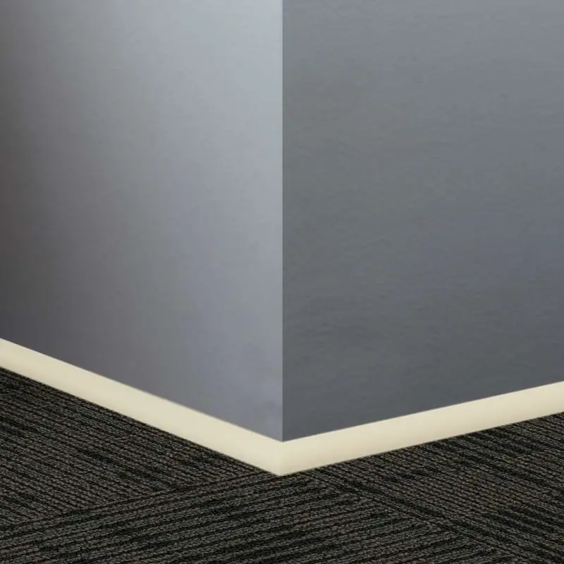 Tarkett - Millwork Wall Finishing System - QTR 79 D Quarter Round 3/4" #79 Bone White - Wall Base 8'