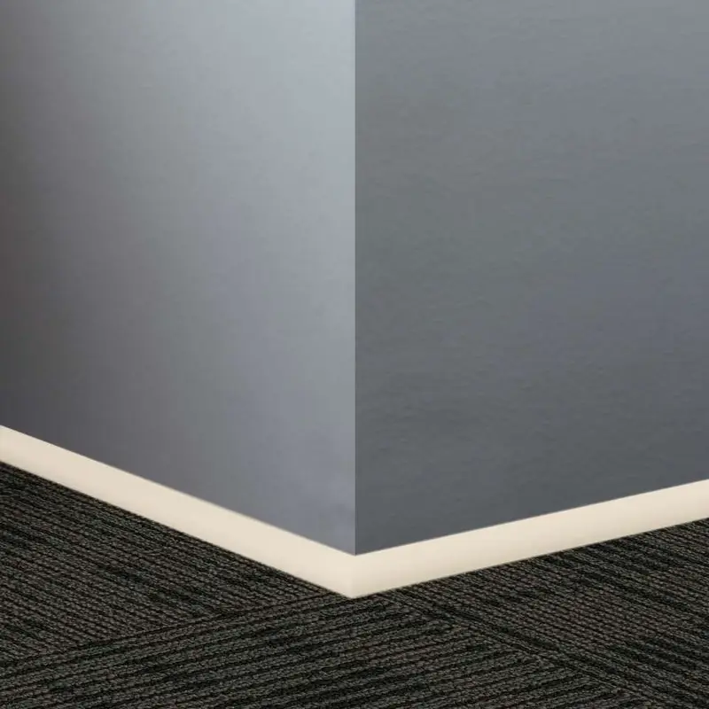 Tarkett - Millwork Wall Finishing System - QTR 194 D Quarter Round 3/4" #194 Antique White - Wall Base 8'