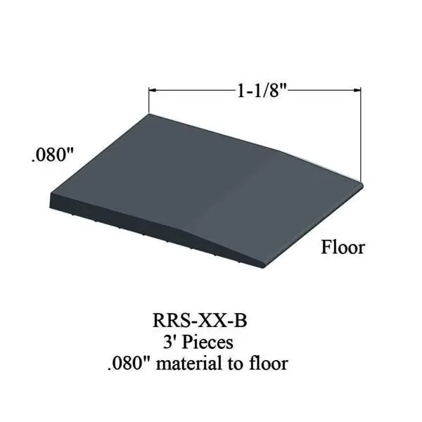 Tarkett - Reducers - RRS 18 B for .080" Material to Floor #18 Navy Blue 3'
