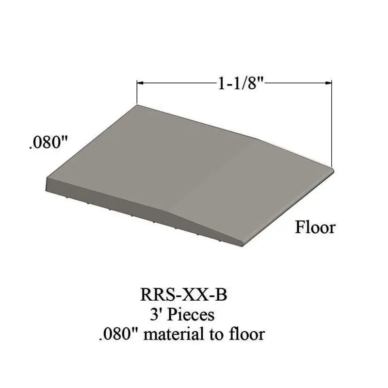 Tarkett - Reducers - RRS 24 B for .080" Material to Floor #24 Grey Haze 3'
