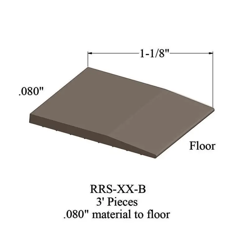 Tarkett - Reducers - RRS 45 B for .080" Material to Floor #45 Sandalwood 3'