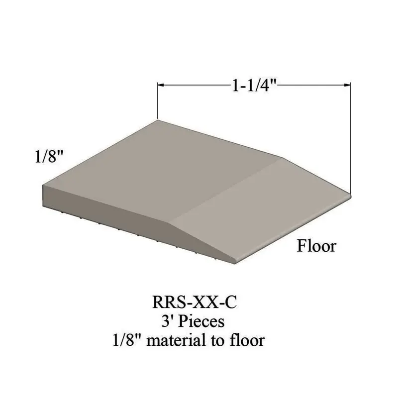 Tarkett - Reducers - RRS 01 C for 1/8" Material to Floor #01 Snow White 3'