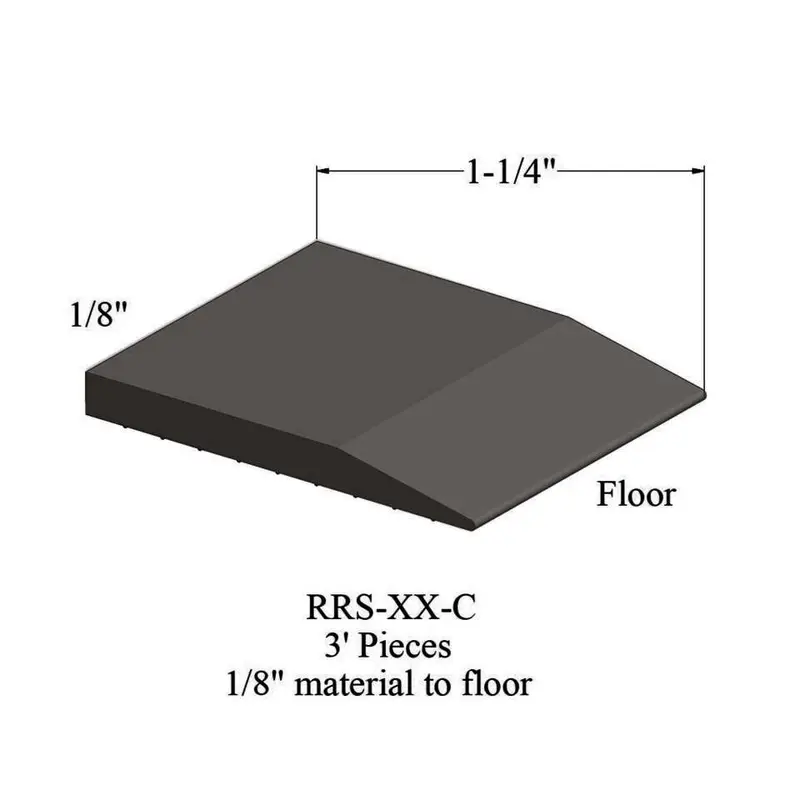 Tarkett - Reducers - RRS 167 C for 1/8" Material to Floor #167 Fudge 3'