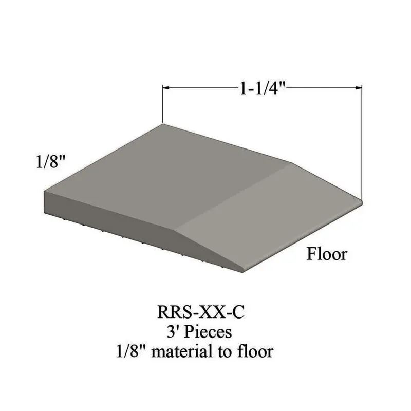 Tarkett - Reducers - RRS 24 C for 1/8" Material to Floor #24 Grey Haze 3'