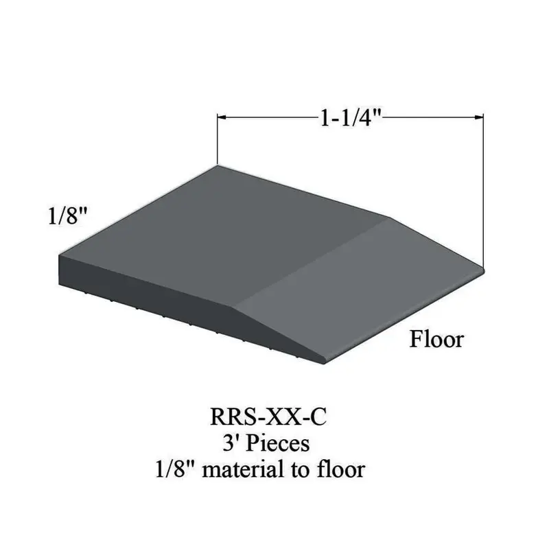 Tarkett - Reducers - RRS 71 C for 1/8" Material to Floor #71 Storm Cloud 3'