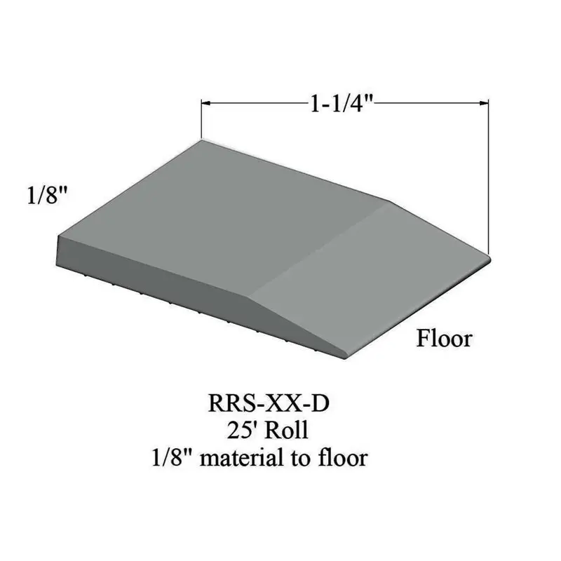 Tarkett - Reducers - RRS 21 D for 1/8" Material to Floor #21 Platinum 25'