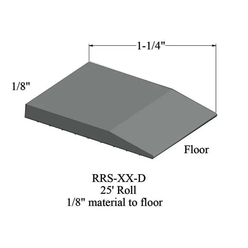 Tarkett - Reducers - RRS 38 D for 1/8" Material to Floor #38 Pewter 25'