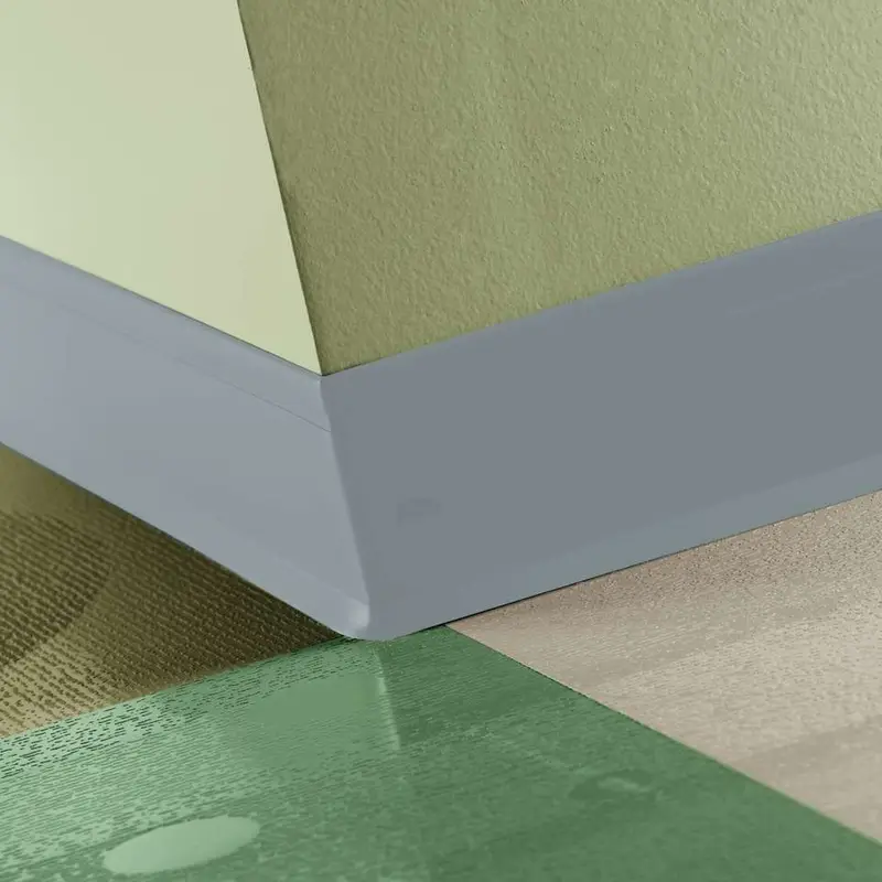 Tarkett - Perceptions Designer Wall Base - RWDC 262 4.25 X 120 1/8 Recess TOE 4-1/4" #262 Drizzle - Wall Base 120'