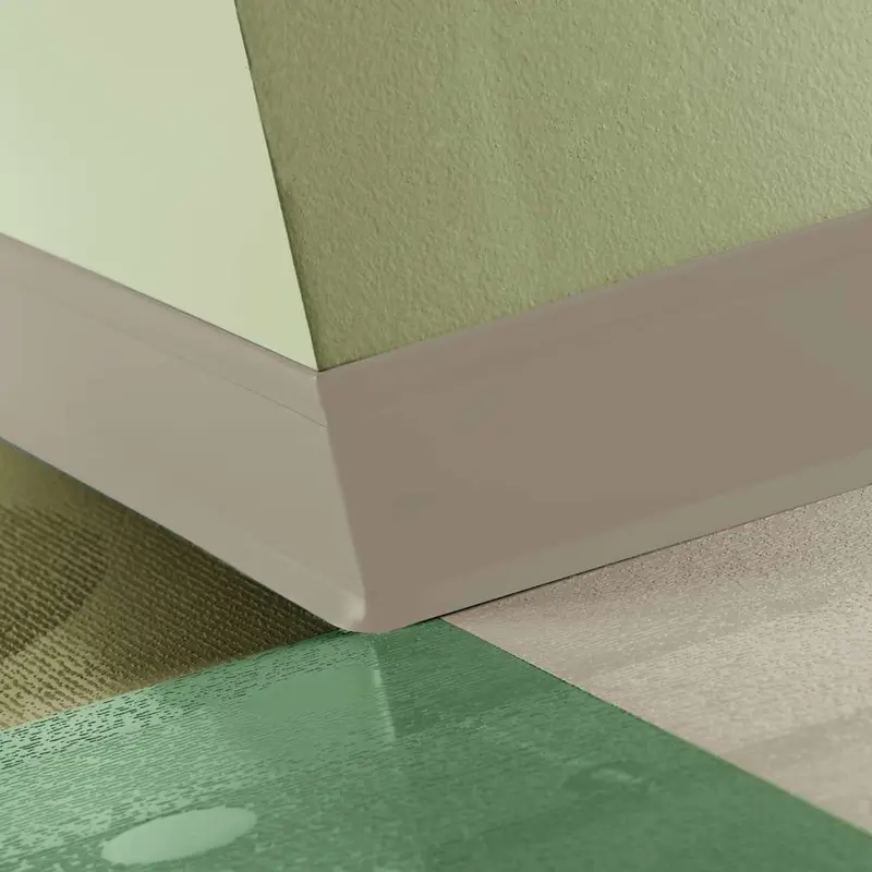 Tarkett - Perceptions Designer Wall Base - RWDC 280 4.25 X 120 1/8 Recess TOE 4-1/4" #280 Shoreline - Wall Base 120'