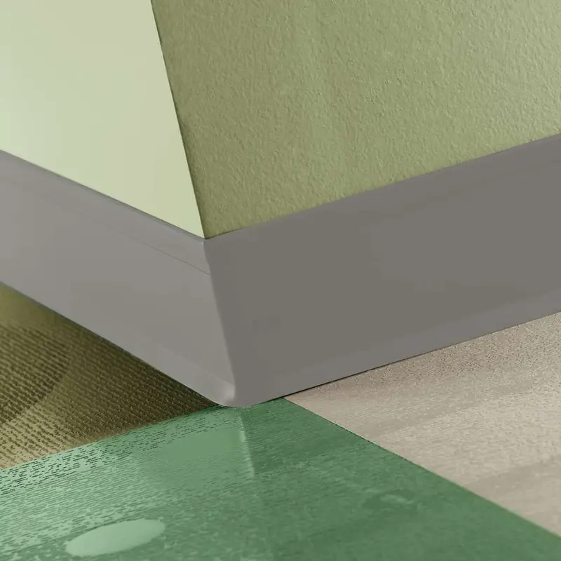 Tarkett - Perceptions Designer Wall Base - RWDC 32 4.25 X 120 1/8 Recess TOE 4-1/4" #32 Pebble - Wall Base 120'