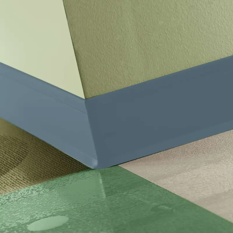 Tarkett - Perceptions Designer Wall Base - RWDC 58 4.25 X 120 1/8 Recess TOE 4-1/4" #58 Windsor Blue - Wall Base 120'